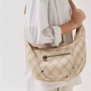 New Urban OUTFITTERS DARCI DENIM SHOULDER BAG CREAM